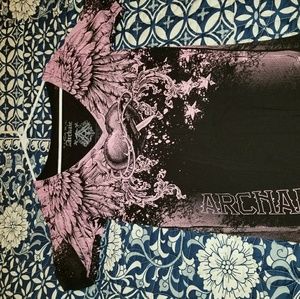 Blk and pink biker top